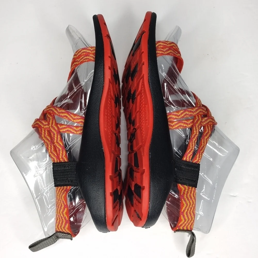 Chaco Orange Strappy Outdoors Kids Unisex Sandals Sz 3